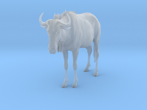 Blue Wildebeest 1:12 Standing Female in Clear Ultra Fine Detail Plastic
