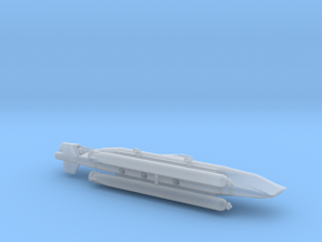 Midget Submarine Type XXVII B5 "Seehund" 1/144 in Clear Ultra Fine Detail Plastic