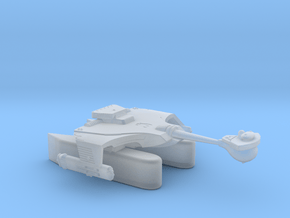 3788 Scale Romulan KRT Fleet Tug with Klingon Pods in Clear Ultra Fine Detail Plastic