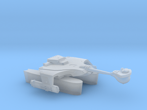 3788 Scale Romulan KRT Fleet Tug with Romulan Pods in Clear Ultra Fine Detail Plastic