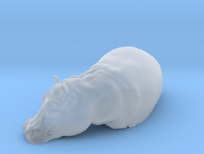 Hippopotamus 1:76 Standing in Water in Clear Ultra Fine Detail Plastic