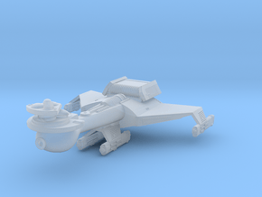 3125 Scale Romulan K10R Battleship (Smooth) WEM in Clear Ultra Fine Detail Plastic