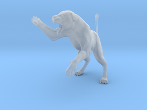 Lion 1:22 Striking Lioness in Clear Ultra Fine Detail Plastic