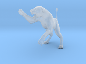 Lion 1:48 Striking Lioness in Clear Ultra Fine Detail Plastic