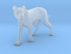 Lion 1:76 Walking Lioness 1 in Clear Ultra Fine Detail Plastic