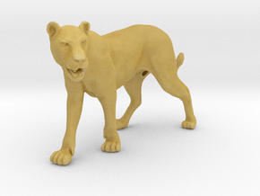 Lion 1:35 Walking Lioness 1 in Tan Fine Detail Plastic