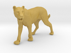 Lion 1:12 Walking Lioness 1 in Tan Fine Detail Plastic