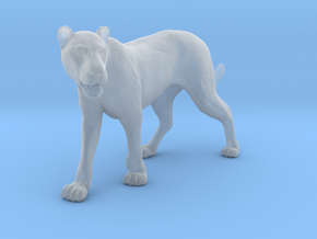 Lion 1:12 Walking Lioness 1 in Clear Ultra Fine Detail Plastic