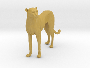 Cheetah 1:6 Standing Female in Tan Fine Detail Plastic