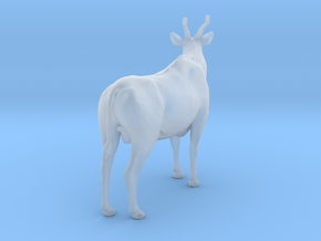 Common Eland 1:64 Standing Male in Clear Ultra Fine Detail Plastic