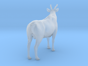 Common Eland 1:72 Standing Male in Clear Ultra Fine Detail Plastic