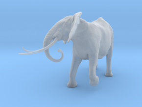 African Bush Elephant 1:32 Tusker Bull Shawu in Clear Ultra Fine Detail Plastic