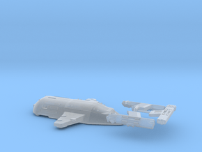 3788 Scale WYN Grey Shark Dreadnought Kit CVN in Clear Ultra Fine Detail Plastic