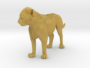 Cheetah 1:6 Standing Cub in Tan Fine Detail Plastic