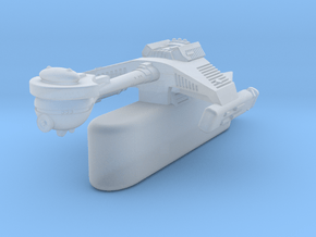 3125 Scale Klingon F5T Transport, One Pod WEM in Clear Ultra Fine Detail Plastic