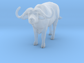 Cape Buffalo 1:87 Standing Male 2 in Clear Ultra Fine Detail Plastic