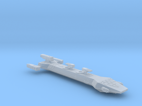 3788 Scale Borak Gunship CVN in Clear Ultra Fine Detail Plastic