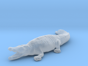 Nile Crocodile 1:160 Mouth Open in Clear Ultra Fine Detail Plastic