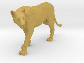 Lion 1:12 Walking Lioness 2 in Tan Fine Detail Plastic