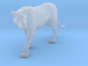 Lion 1:48 Walking Lioness 2 in Clear Ultra Fine Detail Plastic