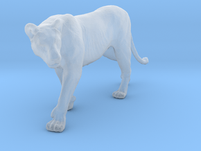 Lion 1:64 Walking Lioness 2 in Clear Ultra Fine Detail Plastic