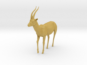 Thomson's Gazelle 1:12 Walking Male in Tan Fine Detail Plastic