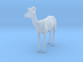 Thomson's Gazelle 1:45 Standing Female in Clear Ultra Fine Detail Plastic