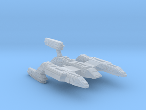 3125 Scale Lyran X-Ship Wildcat-X Battlecruiser in Clear Ultra Fine Detail Plastic
