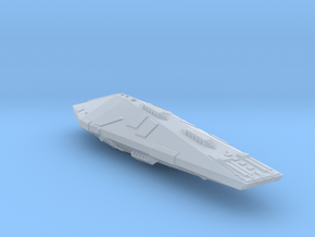 3125 Scale Hydran X-Ship Lancer-X Destroyer (LNX) in Clear Ultra Fine Detail Plastic