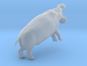 Hippopotamus 1:22 Fighting Males split part 2/2 in Clear Ultra Fine Detail Plastic