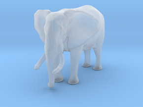 African Bush Elephant 1:160 Standing Male in Clear Ultra Fine Detail Plastic