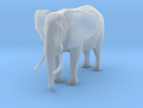 African Bush Elephant 1:64 Standing Male in Clear Ultra Fine Detail Plastic