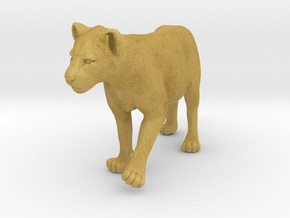 Lion 1:15 Walking Cub in Tan Fine Detail Plastic