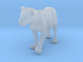Lion 1:16 Walking Cub in Clear Ultra Fine Detail Plastic