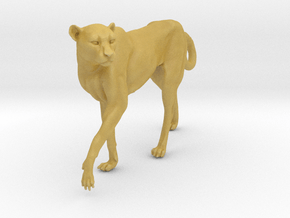 Cheetah 1:15 Walking Female 3 in Tan Fine Detail Plastic