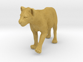 Lion 1:12 Walking Cub in Tan Fine Detail Plastic