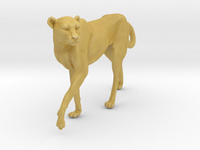 Cheetah 1:25 Walking Female 3 in Tan Fine Detail Plastic