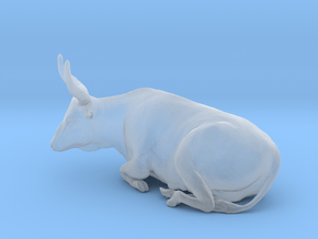 Ankole-Watusi 1:56 Lying Female 2 in Clear Ultra Fine Detail Plastic