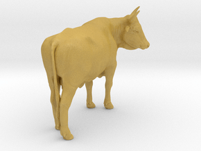 ABBI 1:9 Standing Cow 2 in Tan Fine Detail Plastic