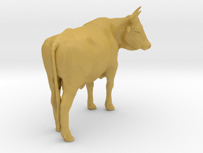 ABBI 1:22 Standing Cow 2 in Tan Fine Detail Plastic