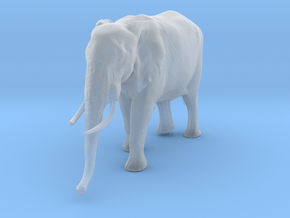 African Bush Elephant 1:64 Walking Female in Clear Ultra Fine Detail Plastic