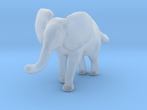 African Bush Elephant 1:160 Running Male Calf in Clear Ultra Fine Detail Plastic