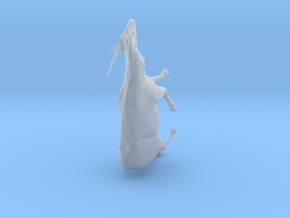 Common Eland 1:16 Walking Female in Clear Ultra Fine Detail Plastic