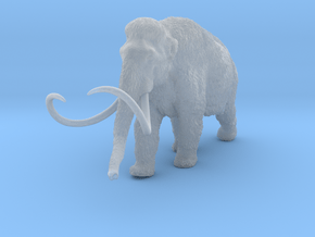 Woolly Mammoth 1:20 Walking Male in Clear Ultra Fine Detail Plastic