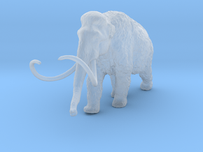 Woolly Mammoth 1:120 Walking Male in Clear Ultra Fine Detail Plastic