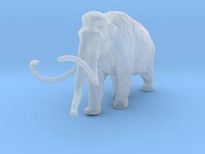 Woolly Mammoth 1:160 Walking Male in Clear Ultra Fine Detail Plastic