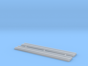 1/700 80mm Length Rail Track in Clear Ultra Fine Detail Plastic
