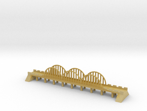 1/700 Steel Rail Bridge in Tan Fine Detail Plastic