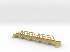 1/700 Steel Girder Rail Bridge in Tan Fine Detail Plastic