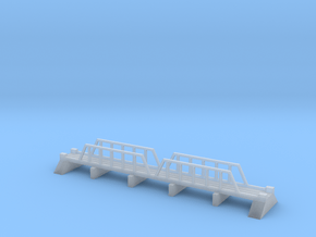 1/700 Steel Girder Rail Bridge in Clear Ultra Fine Detail Plastic